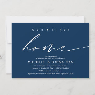 Our first home, Housewarming party celebration Invitation