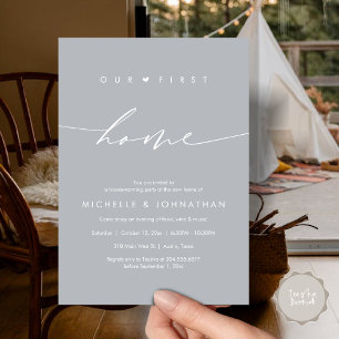 Our first home, Housewarming party celebration Invitation
