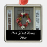 Our First Home New House Photo Ornament at Zazzle