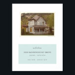 Our First Home Personalized Photo Print<br><div class="desc">A simple and pretty way to remember that special first home (or any home or location), personalize this custom photo print with a picture of your home, the address and the years you lived there. You can even change the color of the address box using the customize further options and...</div>
