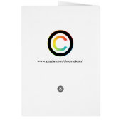our first home (rainbow sunset) cards (Back)