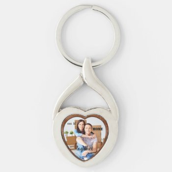 Our First Home Together Photo Keychain by annevisdesign at Zazzle