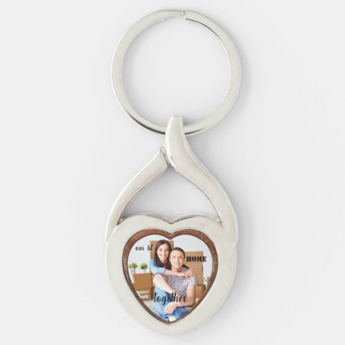 Our First Home Together Photo Keychain