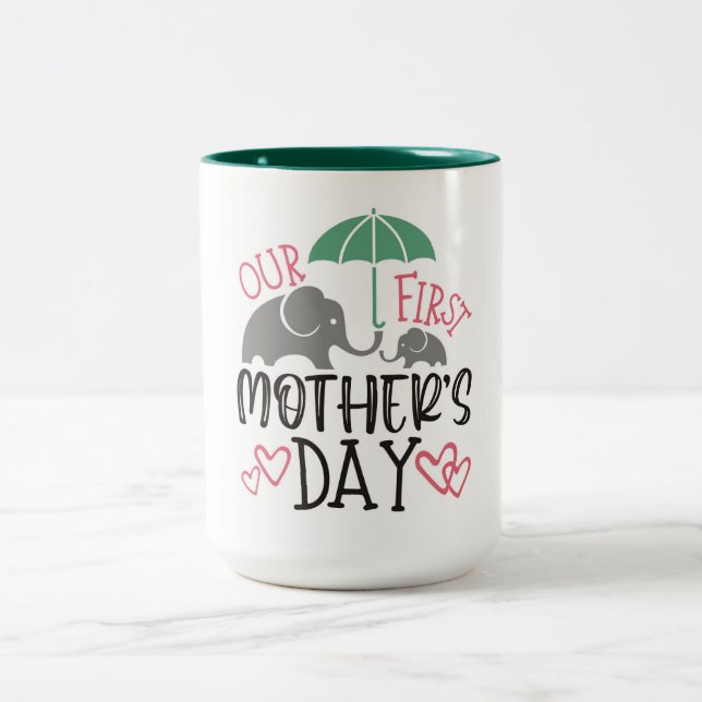Our First Mother’s Day Elephant Mug (Center)