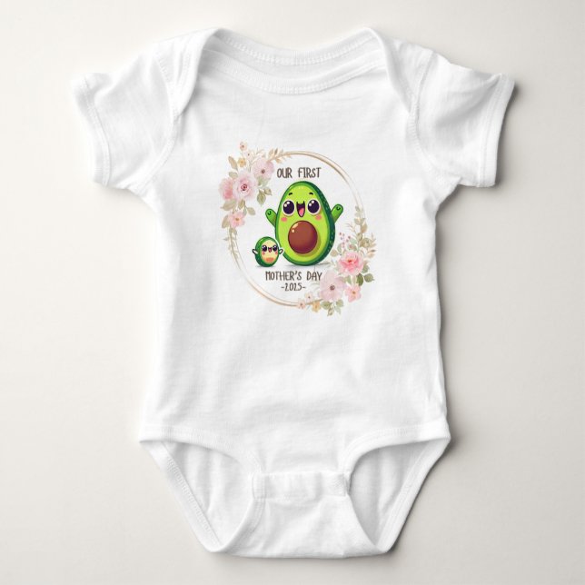 Our First mother's day Baby Bodysuit (Front)