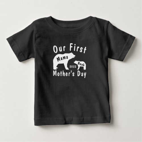 Our First Mothers Day Custom T_Shirt