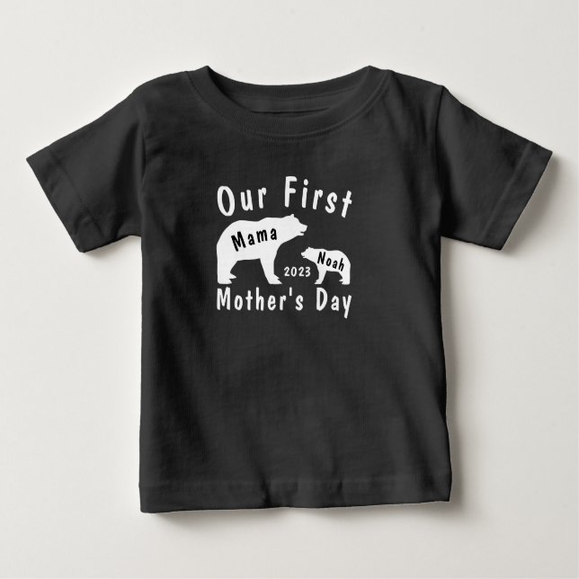 Our First Mother's Day Custom T-Shirt (Front)