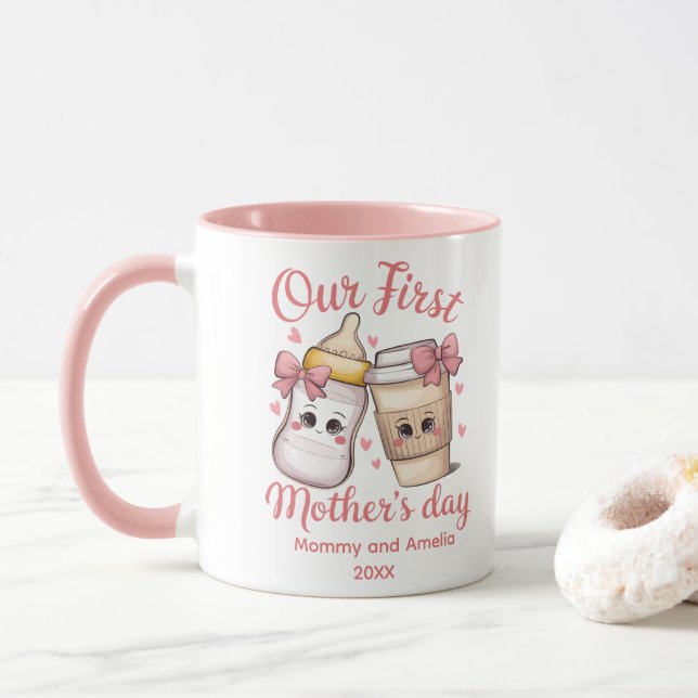 Our First Mother's Day Mug (With Donut)
