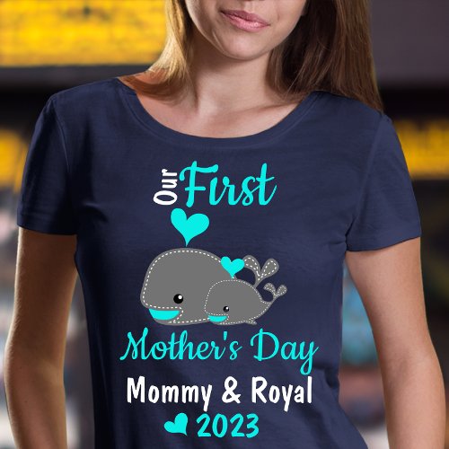 Our First Mothers Day Personalized Shirts 