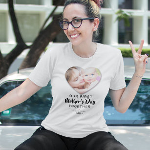 Our First Mothers Day Together T-Shirt, Trendy New Mom Gifts