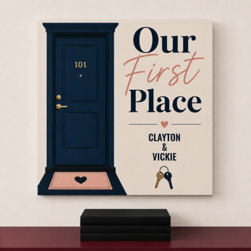 Our First Place New Home Personalized Acrylic Print