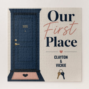 Our First Place New Home Personalized Jigsaw Puzzle