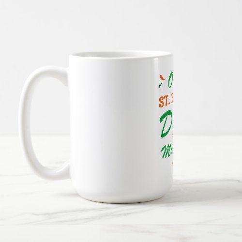 Our First St Patricks Day Custom Family Name Coffee Mug