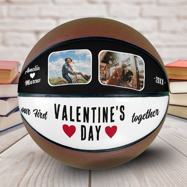 Our First Valentine's Day Together 2 Photos Basketball (Creator Uploaded)