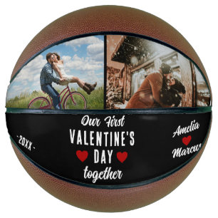 Our First Valentine's Day Together 2 Photos Black Basketball