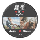 Our First Valentine's Day Together 2 Photos Black