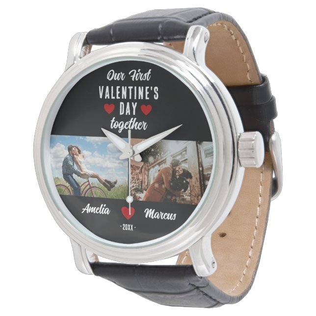 Our First Valentine's Day Together 2 Photos Black Watch (Angled)