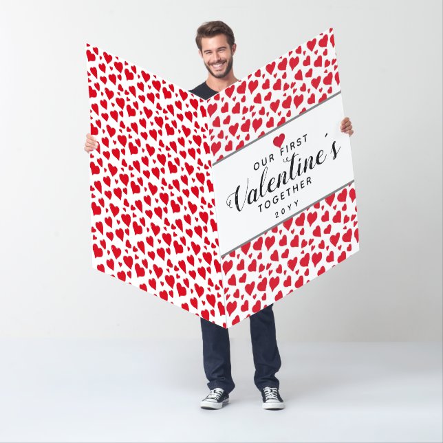 Our First Valentines Day Together Personalized Big Card (In Situ)