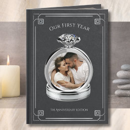 Our First Year Husband Anniversary Storybook Card