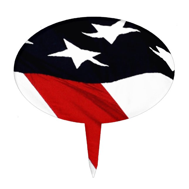 Our Flag Cake Topper (Front)
