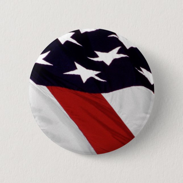 Our Flag Pinback Button (Front)