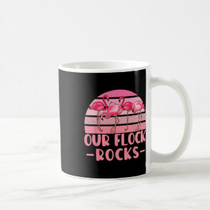 Our Flock Rocks Flamingos Lover Family Vacation Gr Coffee Mug