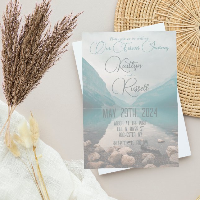 Our Forever Journey | Modern Wedding Invitation (Creator Uploaded)