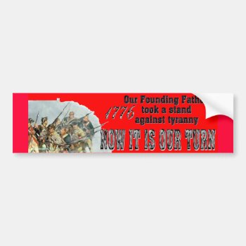 Our Founding Fathers Against Tyranny Bumper Sticker by aandjdesigns at Zazzle