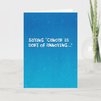 Our Friend with Cancer
