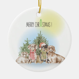 Our friends ceramic ornament