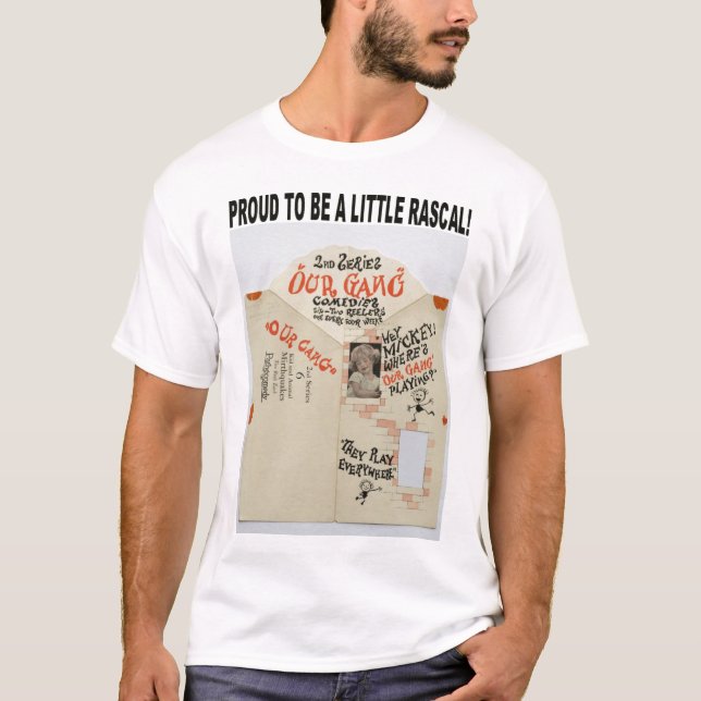 "Our Gang" Little Rascals movie promotional. T-Shirt (Front)