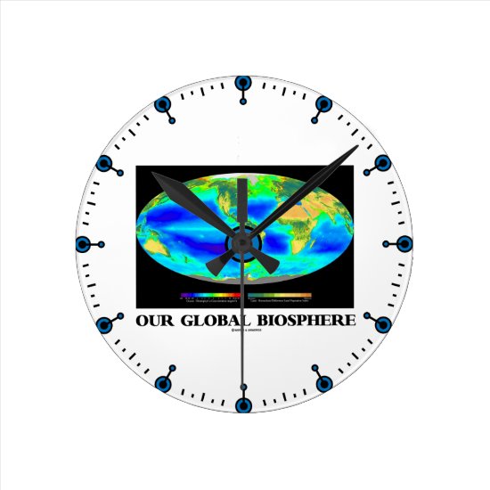 Our Global Biosphere (Global Photosynthesis) Round Clock
