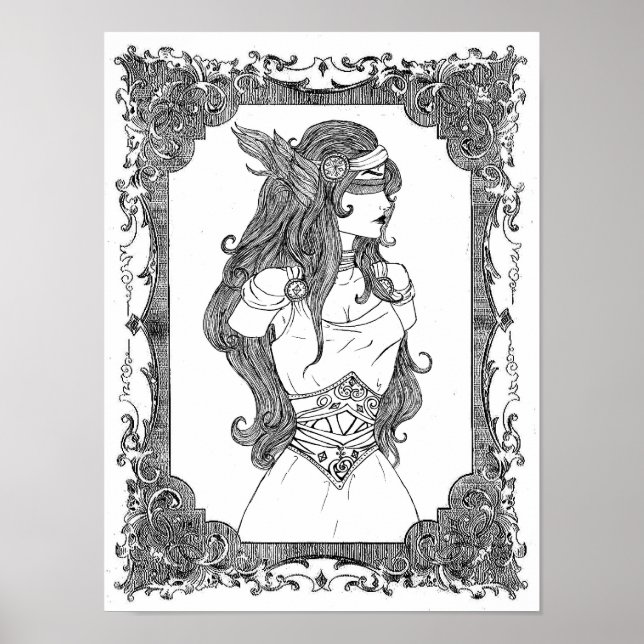 our goddess athena print (Front)