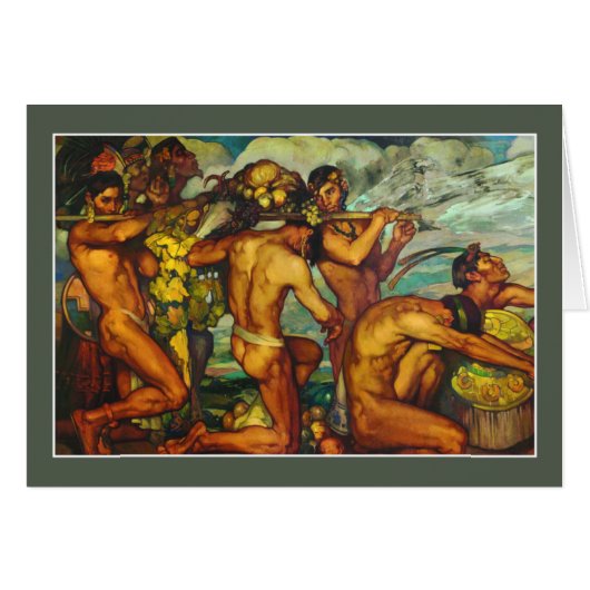 Our Gods by Saturnino Herran Cards (Front Horizontal)