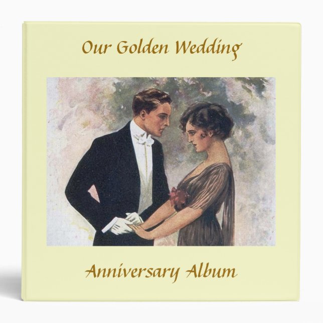 Our Golden Wedding Anniversary Album Binder (Front)
