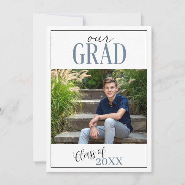 Our Grad Graduation Party Invitation (Front)
