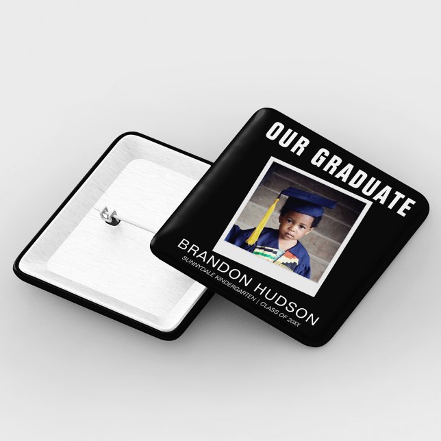 Our Graduate Instant Photo | Graduation Button (Creator Uploaded)