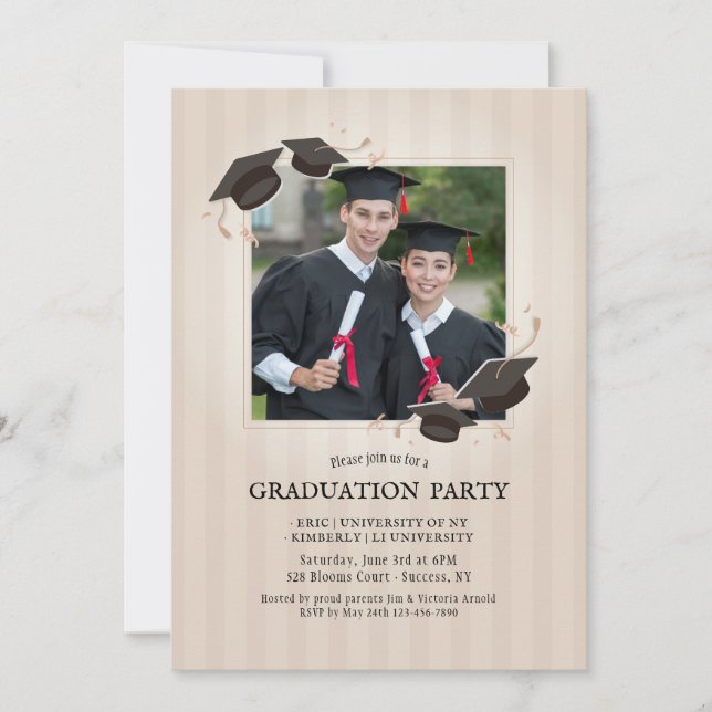 Our Graduates Photo Graduation Party Invitation (Front)