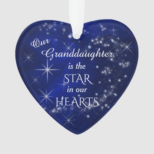 Our Granddaughter Star Ornament