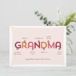 Our Grandma Is... Greeting Card For Mother&#39;s Day at Zazzle