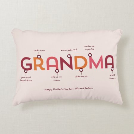 Our Grandma Is... Pillow For Mother's Day