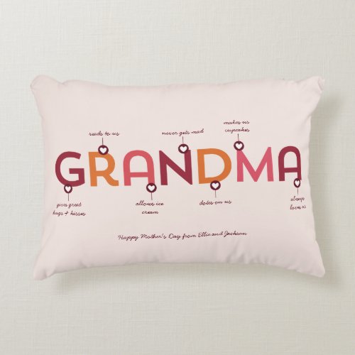 Our Grandma Is Pillow for Mothers Day