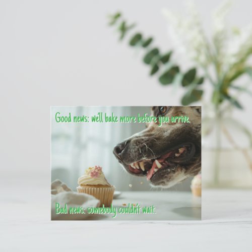 Our Great Dane quality inspector works hard for Postcard