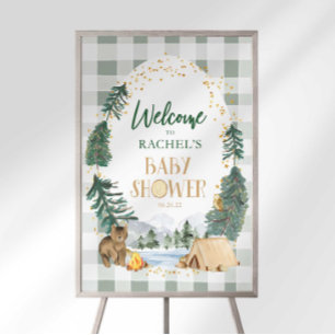 Our Greatest Adventure Baby Shower Welcome Sign