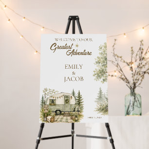 Our Greatest Adventure Baby Shower Welcome Sign