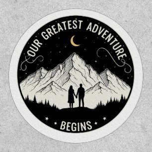 Our Greatest Adventure Begins   Rustic Mountain Co Patch