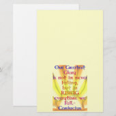 "Our Greatest Glory"- Confucius Quote (Front/Back)