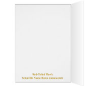 "Our Greatest Glory.  ." Red-Tailed Hawk in Flight Cards (Inside (Left))