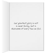 "Our Greatest Glory.  ." Red-Tailed Hawk in Flight Cards (Inside (Right))