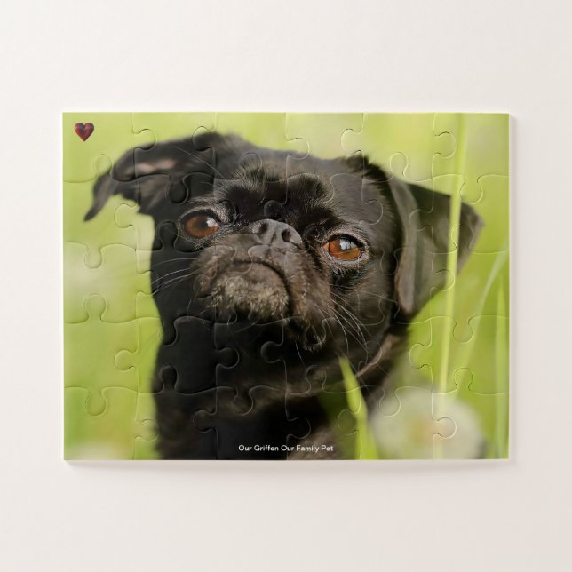 Our Griffon Dog Our Family Pet Jigsaw Puzzle (Horizontal)